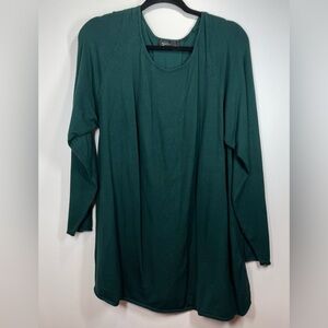 Women’s Plus Size Hunter‎ Green Long Sleeve Sweater Size 1X